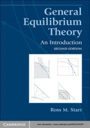 Couverture : General equilibrium theory