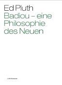 Couverture : Badiou - eine Philosophie des Neuen
