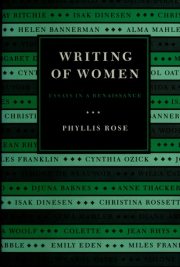 Couverture : Writing of women
