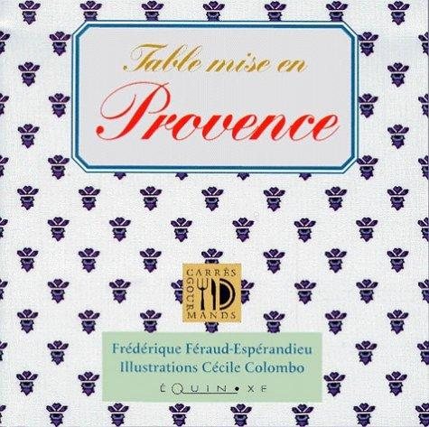 Couverture : Table mise en Provence