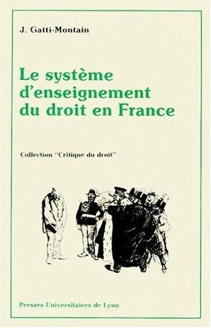 Couverture : Le Système d'enseignement du droit en France