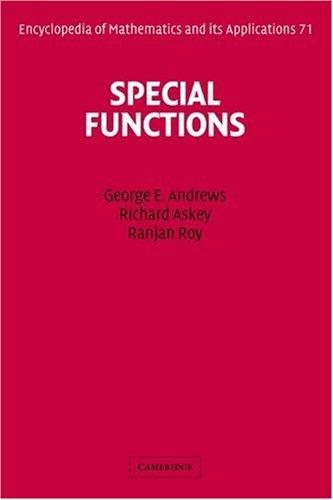 Couverture : Special functions