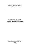 Couverture : Ortega y Gasset