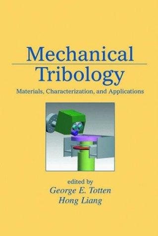 Couverture : Mechanical tribology