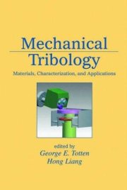 Couverture : Mechanical tribology