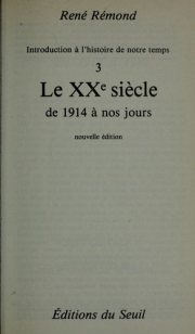 Couverture : Introduction à l'histoire de notre temps =