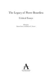 Couverture : The legacy of Pierre Bourdieu