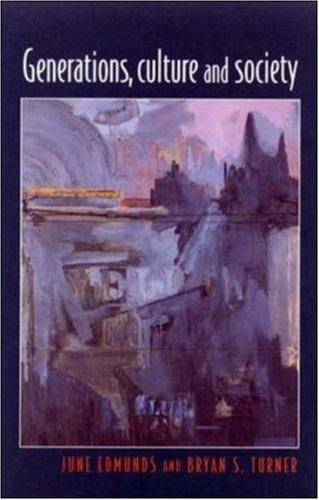 Couverture : Generations, culture and society