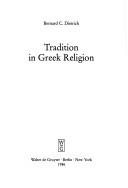 Couverture : Tradition in Greek religion