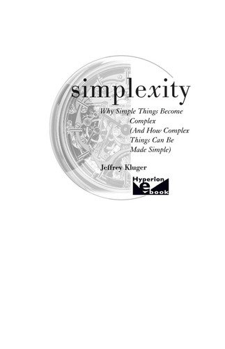 Couverture : Simplexity