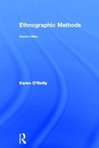 Couverture : Ethnographic Methods
