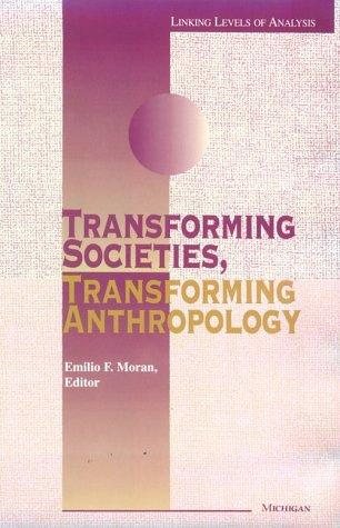 Couverture : Transforming societies, transforming anthropology