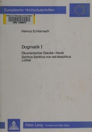 Couverture : Dogmatik