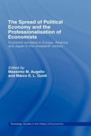 Couverture : The spread of political economy and the professionalisation of economists
