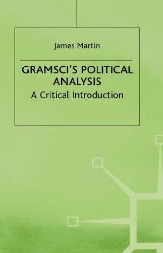 Couverture : Gramsci's political analysis