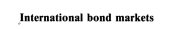 Couverture : International bond markets