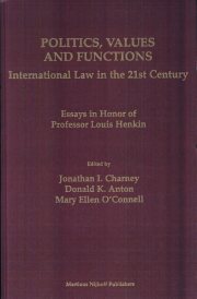 Couverture : Politics, values, and functions