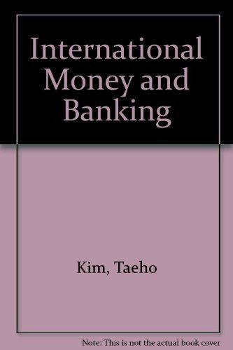 Couverture : International money and banking