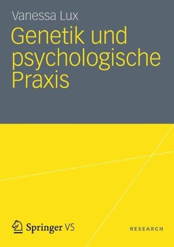 Couverture : Genetik und psychologische Praxis