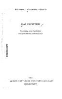 Couverture : Das Papsttum