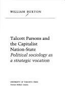 Couverture : Talcott Parsons and the capitalist National-State