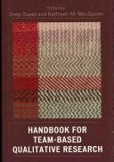 Couverture : Handbook for Team-Based Qualitative Research