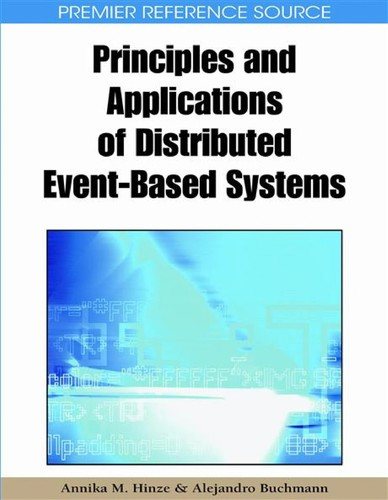 Couverture : Principles and applications of distributed event-based systems