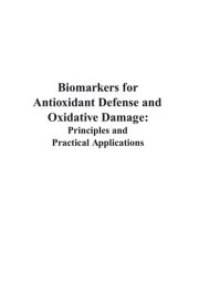 Couverture : Biomarkers for antioxidant defense and oxidative damage