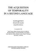 Couverture : The acquisition of temporality in a second language