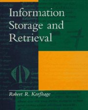 Couverture : Information storage and retrieval