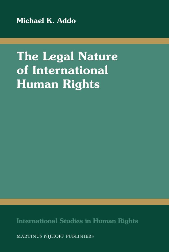 Couverture : International human rights