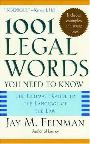 Couverture : 1001 Legal Words You Need to Know