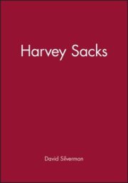 Couverture : Harvey Sacks