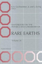 Couverture : Handbook on the Physics and Chemistry of Rare Earths 