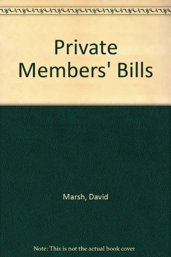Couverture : Private members' bills