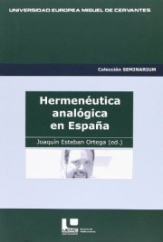 Couverture : Hermenéutica analógica en España