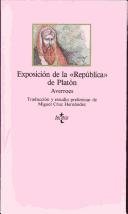 Couverture : Exposicion De La Republica De Platon (Clasicos)