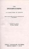 Couverture : Dhammapada and the Sutt-Nipata (Buddhist Tradition)