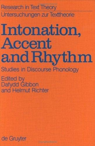 Couverture : Intonation, accent, and rhythm