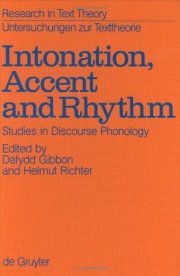 Couverture : Intonation, accent, and rhythm