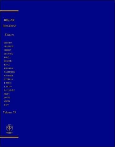 Couverture : Organic Reactions (Volume 59)