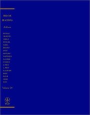 Couverture : Organic Reactions (Volume 59)