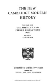 Couverture : The New Cambridge Modern History
