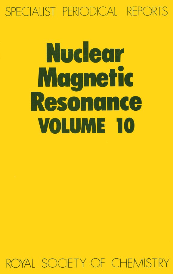 Couverture : Nuclear Magnetic Resonance