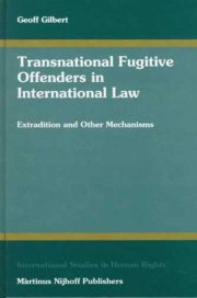 Couverture : Transnational fugitive offenders in international law
