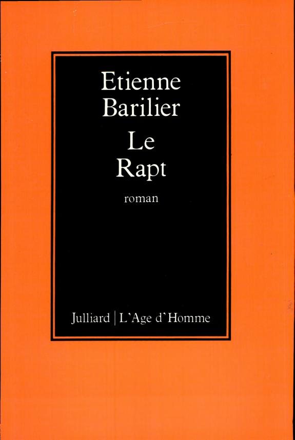 Couverture : Le rapt
