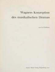 Couverture : Wagners Konzeption des musikalischen dramas