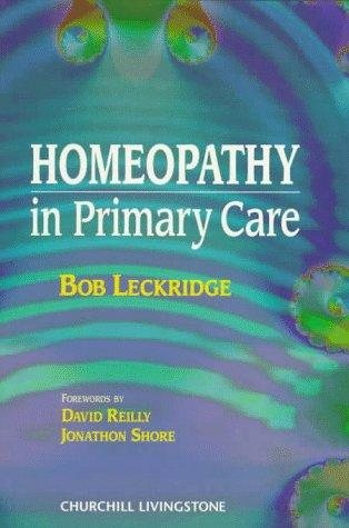 Couverture : Homeopathy in primary care