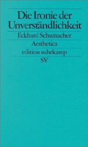 Couverture : Die Ironie der Unverständlichkeit.