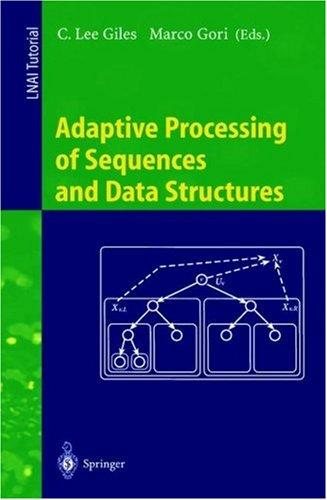 Couverture : Adaptive processing of sequences and data structures